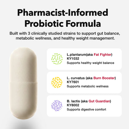 [Amazon] Diet Probiotics for Weight Management & Immune Support