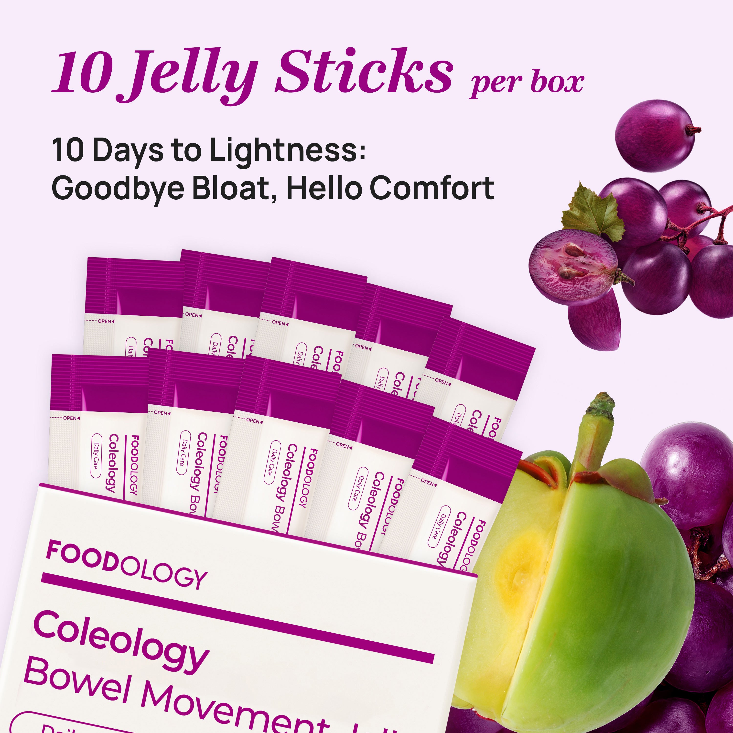 Coleology Bowel Movement Jelly | Garcinia Cambogia & Fiber