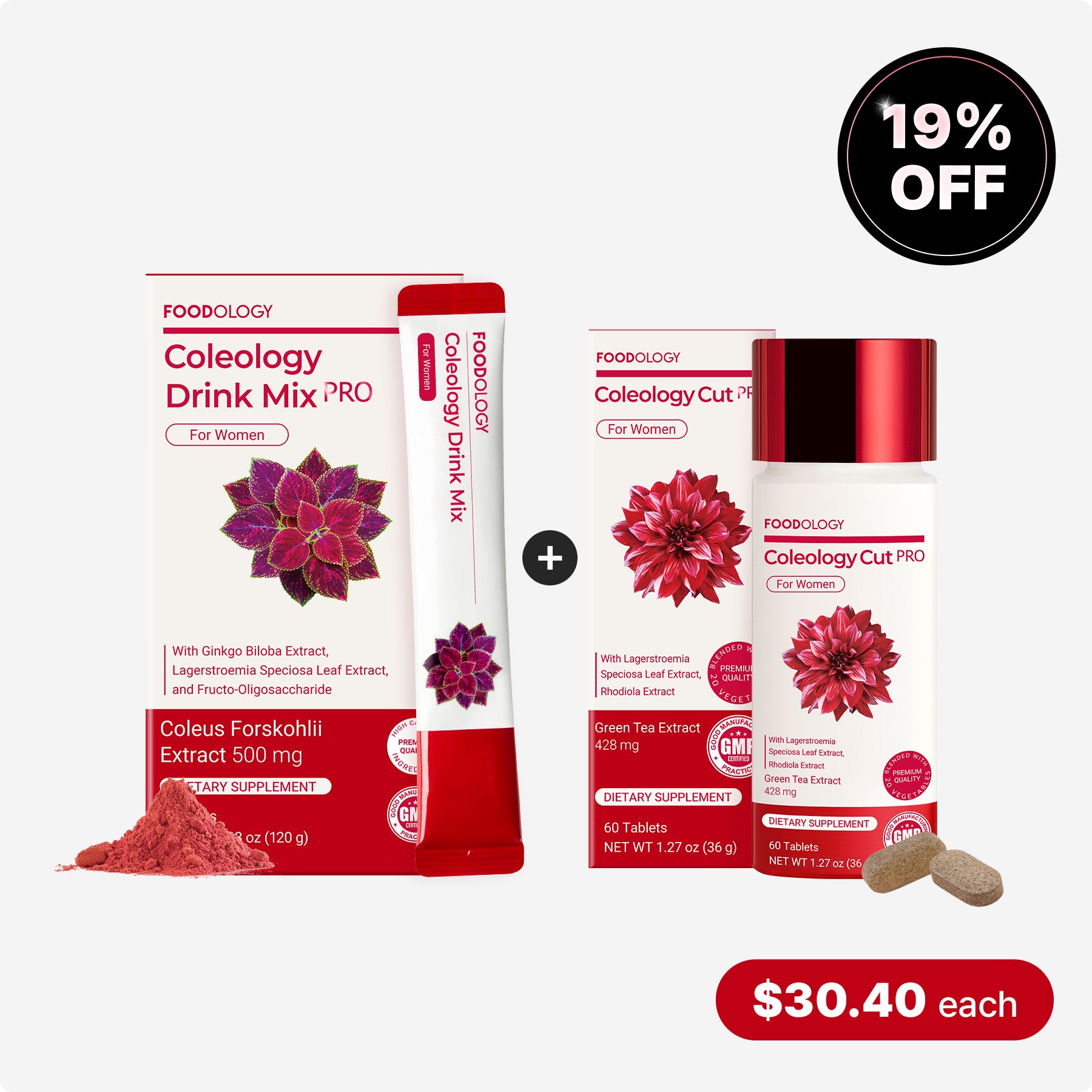 Coleology PRO Set | Drink Mix & Cut PRO Daily Wellness Bundle