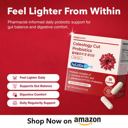 [Amazon] Diet Probiotics for Weight Management & Immune Support