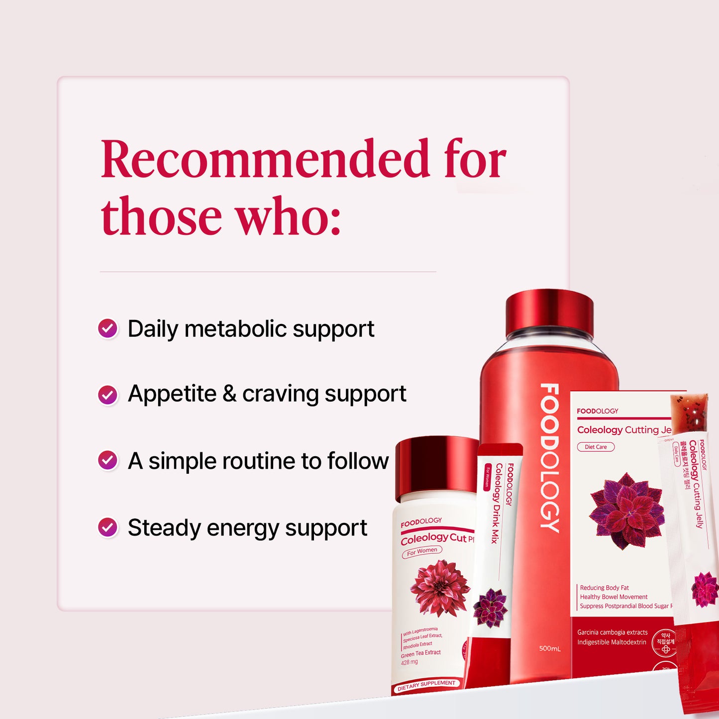 Red Bottle Diet Set