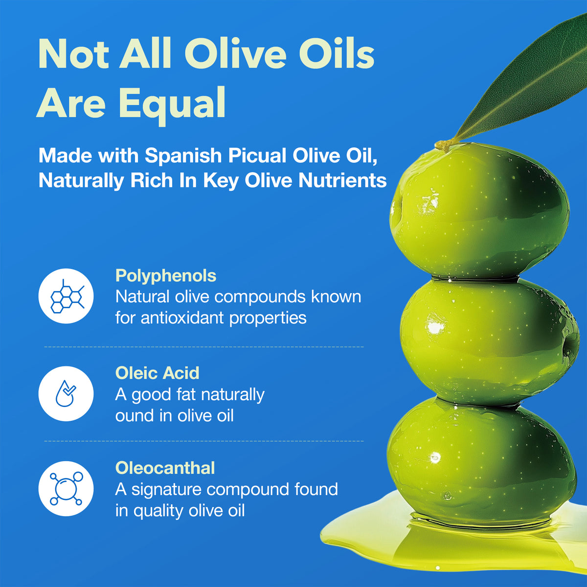 (Amazon)  Spanish Cold Pressed Extra Virgin Olive Oil, 60 Vegan Softgels