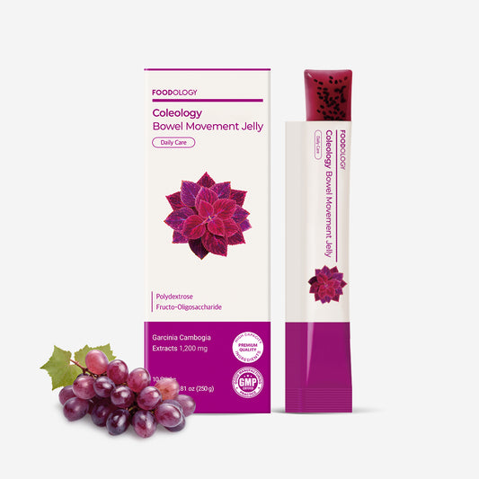 FOODOLOGY Coleology Bowel Movement Jelly sticks – grape flavor digestive support supplement