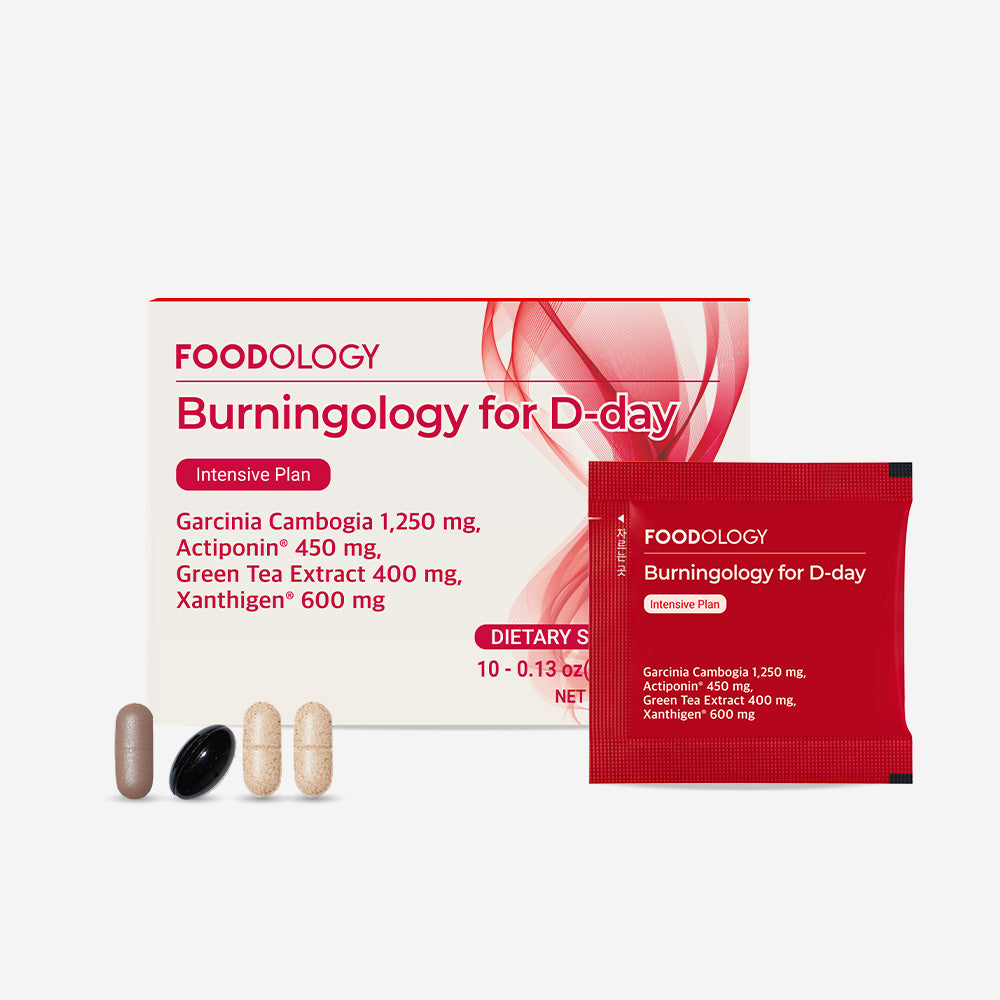 FOODOLOGY Burningology D-Day  – Garcinia Cambogia and Green Tea Extract fat-burning supplement