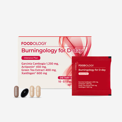 FOODOLOGY Burningology D-Day  – Garcinia Cambogia and Green Tea Extract fat-burning supplement