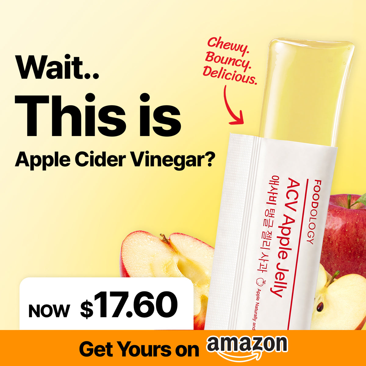[Amazon] Delicious ACV Jelly for Summer Detox!