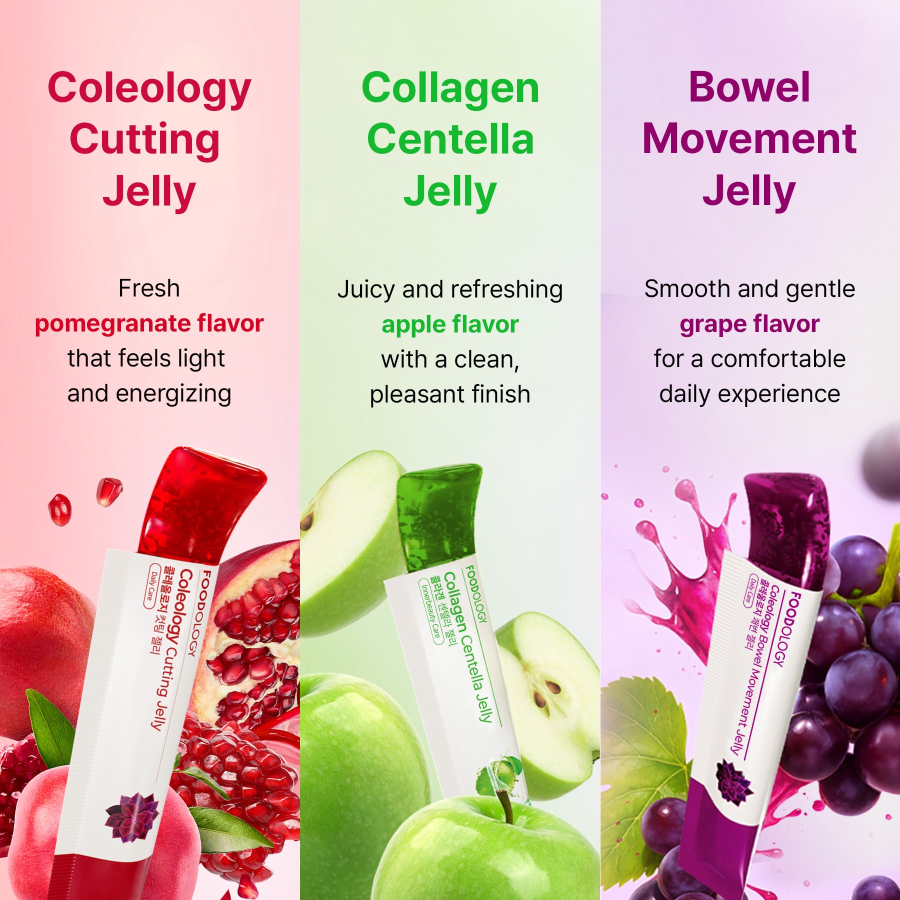 Coleology Jelly Trio 3ea (3-Month) | Cutting + Bowel + Collagen
